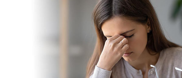 Woman Experiencing Dry Eyess